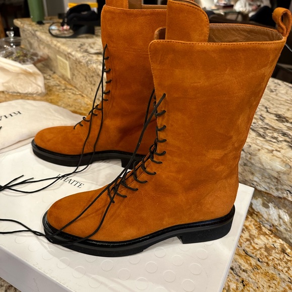 Khaite Conley Boot- Size 40, Color-Caramel NEW WITH BOX - Picture 2 of 7